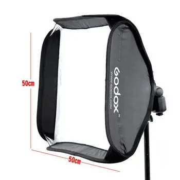 Godox Softbox 50x50 cm Difuzorius Atšvaitas už Speedlite 