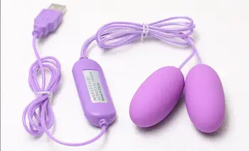 USB Sąsaja Dvigubai Meilės Kiaušinių Vibratorius, Sekso Žaislai, Moteris, suaugusiems, sekso parduotuvė