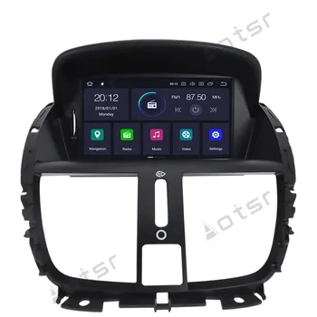 4G+64GB Aotsr Android 10.0 Automobilių DVD grotuvas, Peugeot 207 2008-GPS Navigacija Radijo Stereo Multimedijos Nemokamą Žemėlapį Nemokamai Fotoaparatas