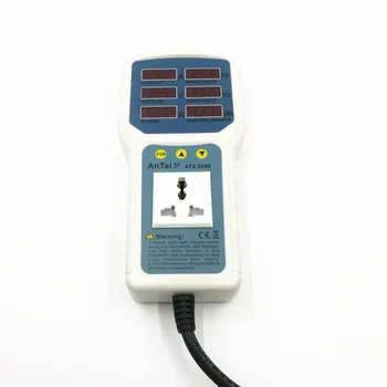 ATX9800 galios matuoklis 4400W 20A Elektros Energijos Monitorius LED Šviesos Testeris Lizdas Vatmetrą Analizatorius
