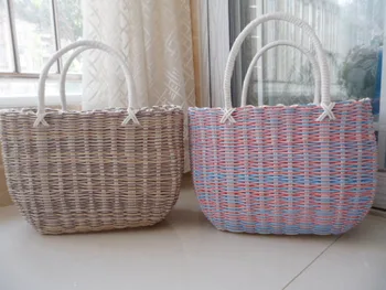 Plastikiniai audiniai laikymo krepšelis, nešiojamų pirkinių krepšelį, pet krepšelį, vonia krepšelį, Pirkti vaisių ir daržovių, nemokamas pristatymas