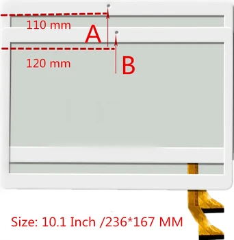 10.1 Colių jutiklinį ekraną P/N DD1001 Capacitive touch ekrano skydelio remontas, atsarginės dalys