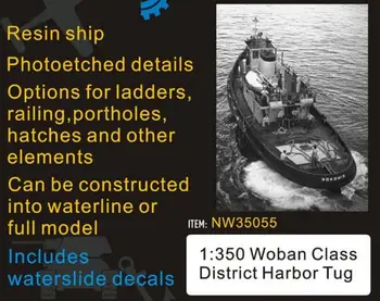 1/350 Woban Klasės Apygardos Uosto Vilkiko (Derva laivas ) Modelis Komplektai 1 Komplektas