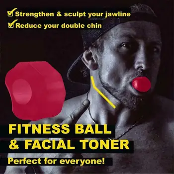 JawLine Pratybų Kamuolys 1Pc Maisto kokybės Silikono Veido Dažų Exerciser Veido Fitneso Kamuolys Kaklo Veido Dažų Žandikaulio Exerciser Face-lift