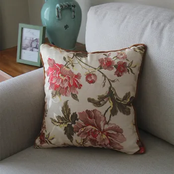 30x50/45x45/50x50/60x60cm sielovados stylep gėlių pagalvėlė padengti sofa juosmens užvalkalas gėlių spausdinti pagalvę padengti atlošas