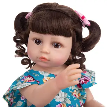 22 Colių Bebe Rborn Silikono viso Kūno Lėlės Tiesa, Kaip Gražus Jaunikliai Lėlės Boneca Mergina Žaislai Vaikams Vaikų Dienos Dovanos