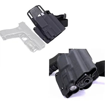 Taktinis dėklas, skirtas glock seriesVP9 PPQ FNS9 dėklas iškrovimo adapteris Saistrap kostiumai (galite įdiegti lempa TLR - 7 ginklą atveju