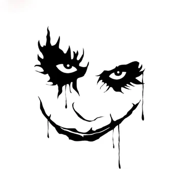 Joker veidą atspindintis vandeniui automobilio langą sienos bummper nešiojamas lipdukas Sienų lipdukai lango lipdukas
