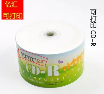 Didmeninė 50 diskų Klasės 700 MB Tuščią Yihui Printable CD-R Disko