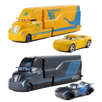 Automobiliai 3 Disney Pixar Žaislai Žaibas McQueen Jackson Audra Mack Dėdė Sunkvežimių Diecast Modelio Automobilių Žaislas Vaikams Gimtadienio Dovana