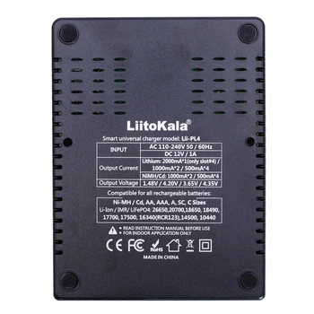Liitokala Lii-PD4 Lii-PL4LCD Baterijos Kroviklis, Baterija 18650 18350 20700 14500 26650 3.7 V 1.2 V AA Ličio Baterijos NiMH