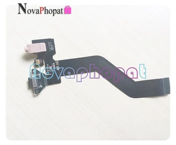 Novaphopat Geriausias Meizu Pro 6 pro6 Micro USB Įkroviklio Įkrovimo lizdas Jungtis, Ausinių Lizdas Flex Kabelis, Mikrofonas Mikrofonas + Stebėti