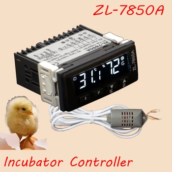 Zl-7850A,100-240Vac,Dual-Ekranas,Daugiafunkcinis Automatinius Inkubatorius, Reguliatorius,Temperatūros, Drėgmės Inkubatorius