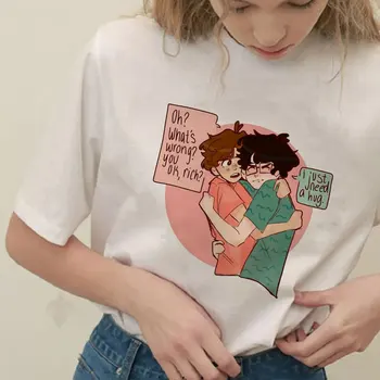 Pralaimėjusiųjų Klubas Meilužis Nevykėlis Moterų Marškinėlius 2020 Mados T-shirt LGBT Atsitiktinis Harajuku Estetinės Kawaii korėjos Derliaus Streetwear