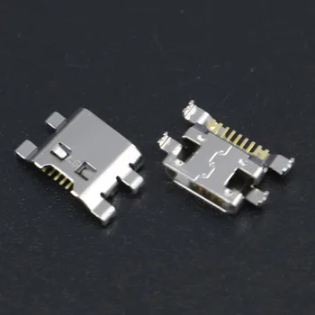 YuXi 100vnt Micro 7Pin USB Lizdas, Krovimo Lizdas Uosto Plug power Doko Jungtis LG K4 K10 M160 K8 M200N K520 K580 K500N