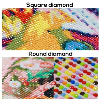 5D Diamond Siuvinėjimo Mozaikos Pelėda Rankdarbiams 