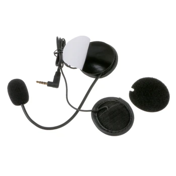 Naujas Mikrofonas, Garsiakalbis Minkštas Kabelis laisvų Rankų įranga Aksesuaras Motociklo Šalmas 