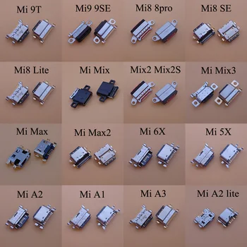 16models Už Xiaomi Mi 8 Lite 9 SE Mix/Max 2 2S 3 Įkrovimo lizdas Įkroviklis Doko Jungtis Micro Mini USB Kištukas