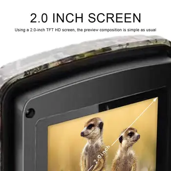 12MP 1080P Laukinių gyvūnų Medžioklės Takas ir Žaidimas Kamera Judesio Aktyvuota Saugumo Kameros IP66 Naktinio Matymo Medžioklės, Žvalgymo Kamera