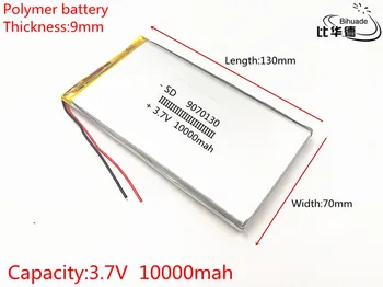 10000mAh 9070130 3,7 V ličio polimero lipo baterija li jonų ląstelių