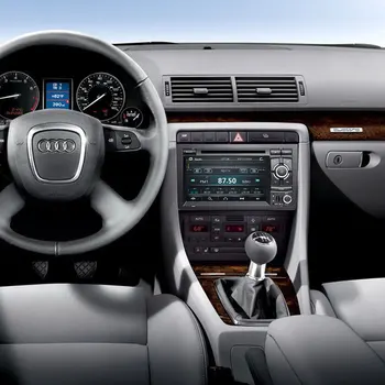 Josimle 2 Din AutoRadio Automobilių DVD Multimedijos Grotuvo Audi A4 B6 B7 Seat Exeo S4 B7 B6 RS4 B7 2000-2012 GPS Navigacija Stereo