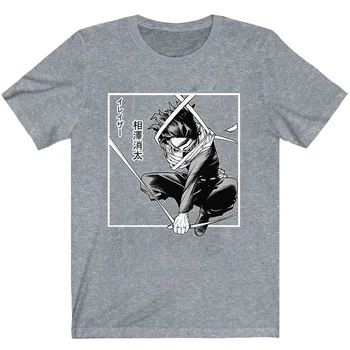 Azawa Shouta Spausdinti Apvalios Kaklo T-shirt Mano Herojus Acadmia Marškinėliai Anime Boku No Herojus akademinės bendruomenės Viršūnės