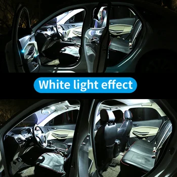 12pcs Ne Klaida Balta Canbus LED Šviesos Automobilių Lemputės 2007-2012 M. Mazda CX-7 Žemėlapį Dome Kamieno Licencijos numerio ženklo Žibintas Interjero Paketą Rinkinys