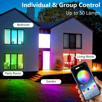 Smart Bluetooth Asmeninį RGB String Žibintai Pritaikytą Programėlę Nuotolinio Valdymo Šviesos Kalėdų Medžio Apdaila LED String Žibintai