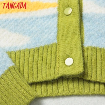 Tangada Moterims, Elegantiškas, Aukštos Kokybės Medis Trumpas Megztinis Vintage Megztinis Lady Pavasario Megzti Megztinis Kailis LK5