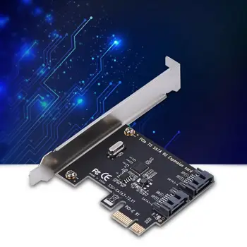 1X 4X 8X 16X PCI-E Kortos PCI Express, SATA 3.0 2-Port SATA III 6Gbps Plėtra Adapterio Plokštės Pridėti Kortos PCI-Express Card