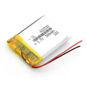1Pieces Ličio Jonų Polimerų 602530 Baterija 3.7 v 500mAh Ličio Baterija MP4 MP5 GPS PSP Smart Žiūrėti Vairavimo Diktofonas