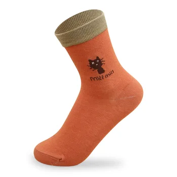 5vnt Medvilnės Rose Spausdinti Moterų Kojinės Retro Siuvinėjimo Ilgai Spalvinga Juokingas Kojines Moterims Lašas pirkinių Naujas kojines