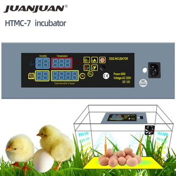 HTMC-7 Mini Kiaušinių protingas Inkubatorius Automatinis Ventiliatoriaus Variklio 