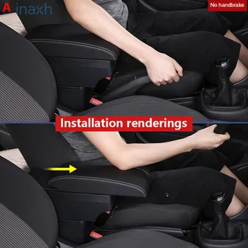 Už MAZDA MAZDA 2 Porankiu Interjero Detalių 2017 Automobilio Sėdynėje lauke Modifikavimas dalys talpinimo automobilių aksesuarų, Interjero USB LED