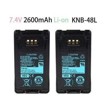 10X KNB-48L 2600mAh Baterija Kenwood NX200 NX300 TK5220 TK5320 dvikrypčio Radijo ryšio (- ų)