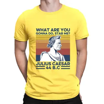 Ką tu ruošiesi daryti Dūris man? Julijus Cezaris Derliaus vyriški Marškinėliai Medvilnė Tee XS-3XL