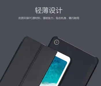 Originalus Xiaomi MiPad 4 Plius Padengti PU Odos Smart Tablet Stand Turėtojas Xiaomi MI Trinkelėmis 4 Pad4 4plus 8