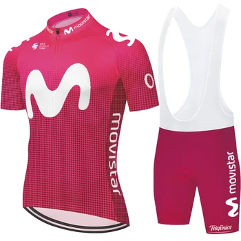 2020 naujas Movistar dviračių džersis tiktų vyrų dviračių drabužiai vyrams Summe Jersey kostiumas Dviratį abbigliamento ciclismo estivo 2020 m.