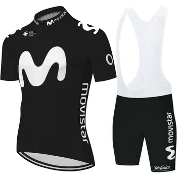 2020 naujas Movistar dviračių džersis tiktų vyrų dviračių drabužiai vyrams Summe Jersey kostiumas Dviratį abbigliamento ciclismo estivo 2020 m.