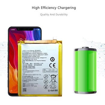 Baterija Huawei honor 7X 8A 8S 8C 8X 8 9 9e 10 Lite Pro/P9 P10 P20 30 Lite Plius/View 10 Garbę V10, V8 V9 V20 Lite Baterija