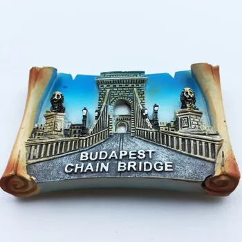 Europa Vengrija Budapeštas Kelionių Suvenyrai, Šaldytuvas Magnetai, Dervos, Rankų Darbo Dažytos Magnetinio Šaldytuvas Švieslentė Lipdukai