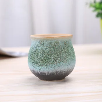 Nauja Stiliaus Keramikos Burbulas Glazūra Nykščio Vazonas Mini Sultingi Augalų, Gėlių Vazonas Pocelain Bonsai Puodą su Skyle Sode