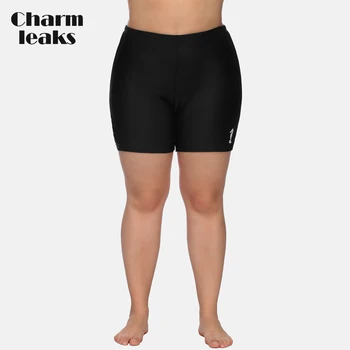 Charmleaks Moterų Aukšto Juosmens Plaukimo Glaudės Plius Dydis Ponios Plius Dydis Bikini Bottom Vientisų Maudymosi Kostiumėliai, Kelnės Padalinta Plaukimo Glaudės
