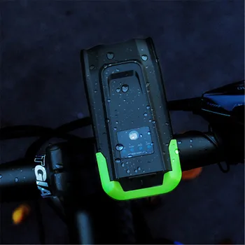 Indukcijos Dviračių Priekinių žibintų USB Įkrovimo Smart priekinis žibintas su Ragų LED Dviračio Žibintas Dviračių Žibintuvėlis Naktį Saugos Šviesos