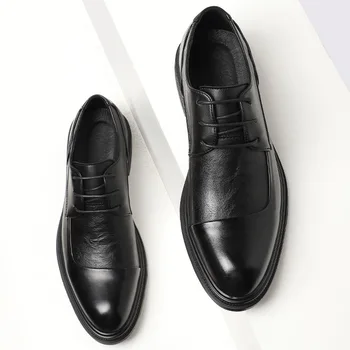 Nauji vyriški batai verslo oficialų bateliai vyrai korėjos mados laisvalaikio bateliai vyrų nurodė Britų batai 38-44