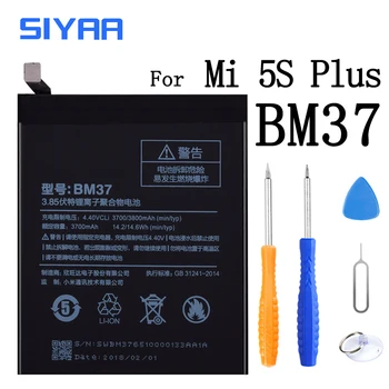 BM33 BM35 BM36 BM37 BM38 Baterija Xiaomi Mi 4i 4C 4S 5S Plius Originalaus Mobiliojo Telefono Li-ion Bateria + Nemokamas Įrankiai