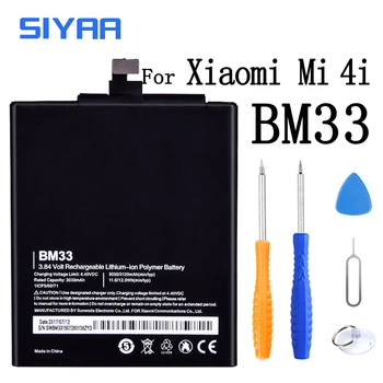 BM33 BM35 BM36 BM37 BM38 Baterija Xiaomi Mi 4i 4C 4S 5S Plius Originalaus Mobiliojo Telefono Li-ion Bateria + Nemokamas Įrankiai
