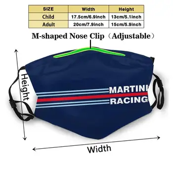 Martini Racing Veido Kaukė Su Filtru I Racing Team Racing Club Variklio Įlankos Alfa Romeo I Lenktynės