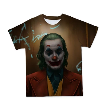 Vasaros Naują 3D Klounas vyriški Character marškinėliai Drabužių Negraži Grimace Laisvi Ir Kvėpuojantis T-shirt Didelio Dydžio 110-6XL(Pritaikomas)