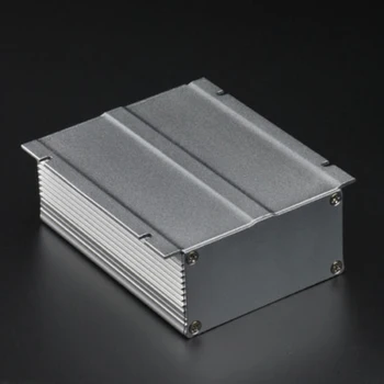 1pc Sidabro Ekstruzinio Aliuminio korpusas, Elektroninis Galios PCB Prietaisų Dėžutė Atveju 88x39x100mm